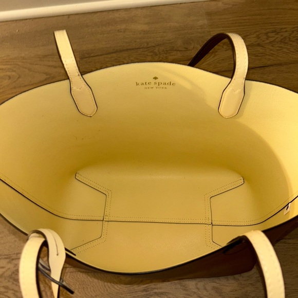 Kate Spade Brown and Cream Reversible  Tote Bag - Picture 3 of 7
